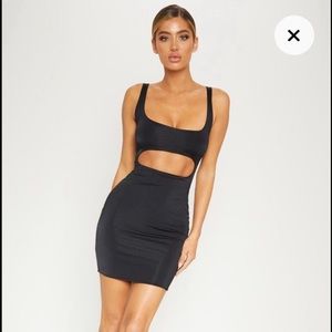 Pretty little thing | Black cut out dress